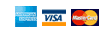Accepted Cards - American Express, Visa, Mastercard